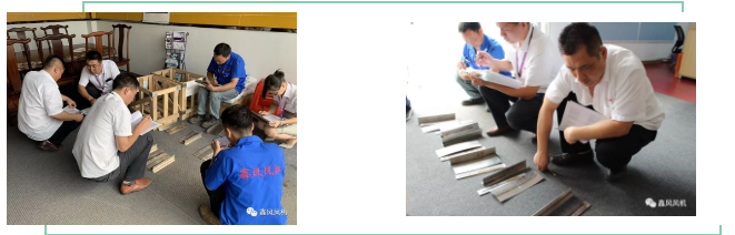 鑫風(fēng)第二屆焊接比武大賽評(píng)分現(xiàn)場 鑫風(fēng)第二屆焊接比武大賽評(píng)分現(xiàn)場